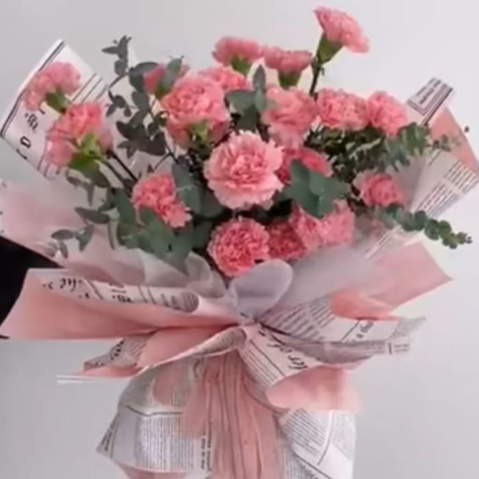 Carnations Bouquet  With Mix Color