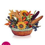 Freshcut Pop-up 3D Card Golden Harvest Basket