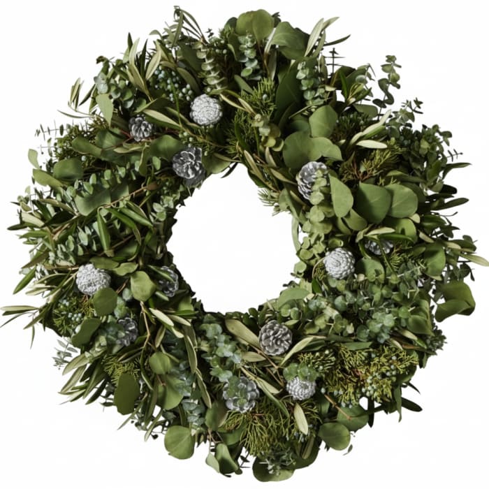 Moonlit Juniper Wreath