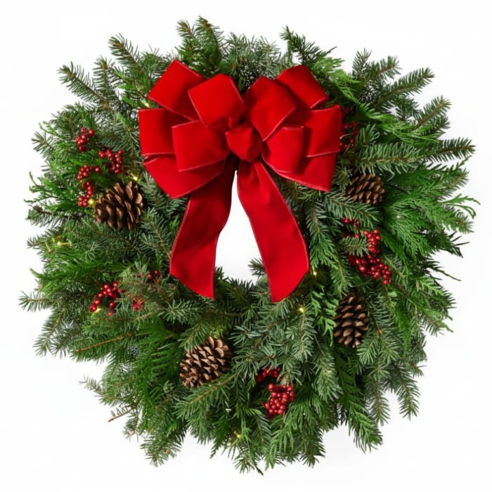 Enchanted Christmas Welcome Wreath