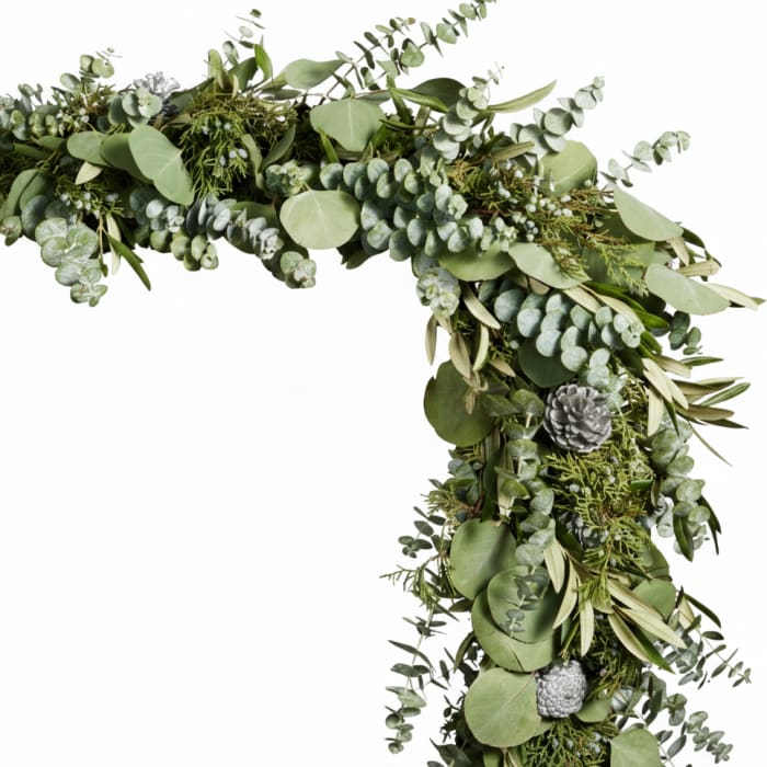 Lush Silver & Seeded Eucalyptus Garland
