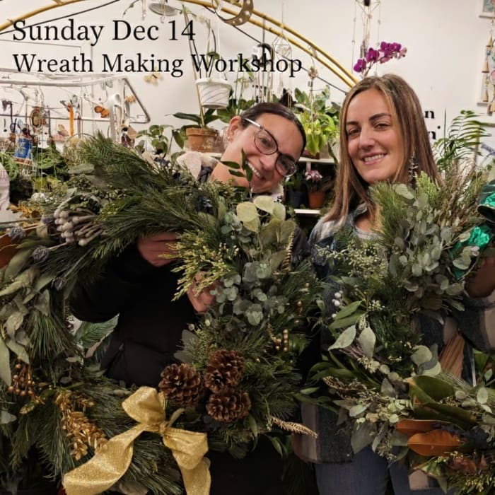 Wreath Making Workshop Dec 14