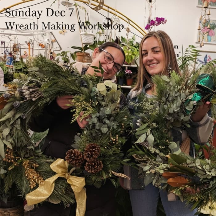 Wreath Making Workshop Dec 7