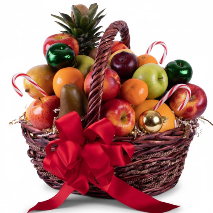 Christmas Wishes Gourmet Fruit Basket