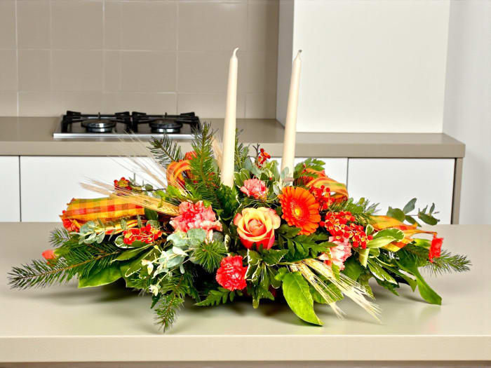 Harvest Glow Candle Centerpiece