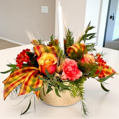 Autumn Blossom Centerpiece