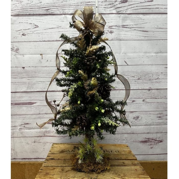 Holiday Honey Bear Tree Silk (Artificial)
