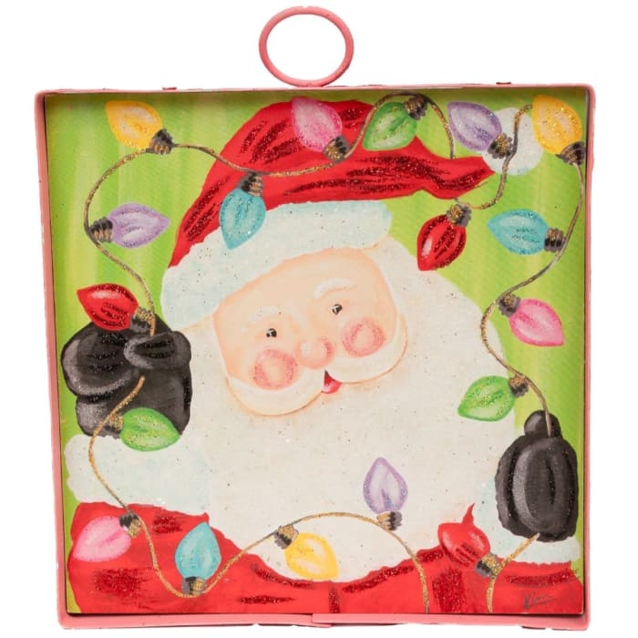 Mini Gallery Merry & Bright Santa & Bulbs