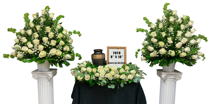 SAU-4 Set para urn de rosas