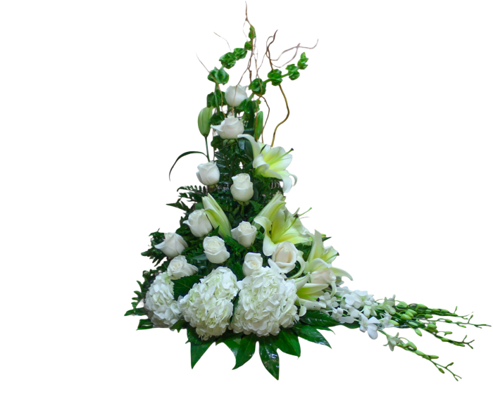 AF-16 Arreglo de rosas, lirios, hortensias y orquídeas