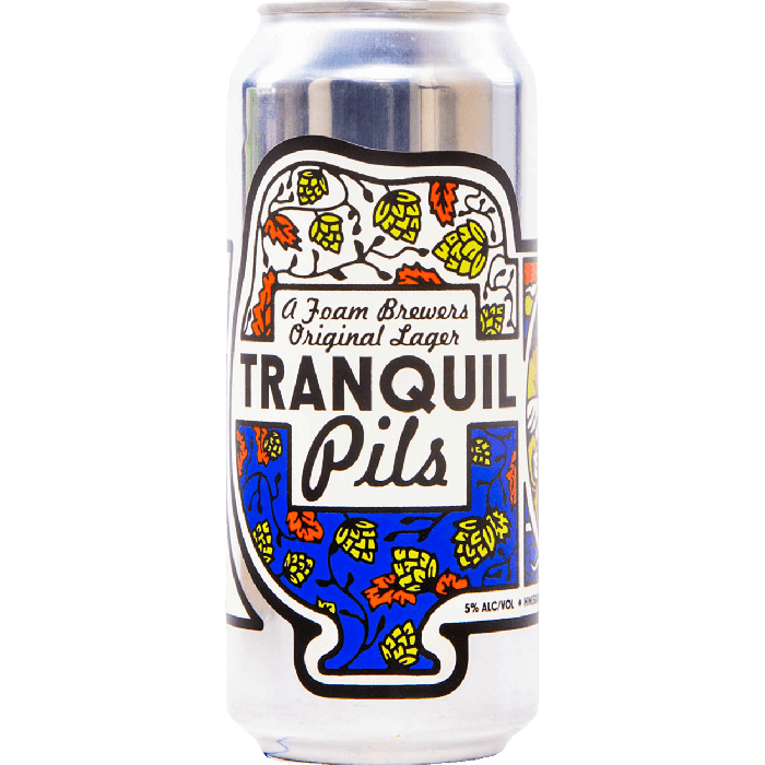 Tranquil Pils, India Pale Ale, Foam Brewers, Burlington VT