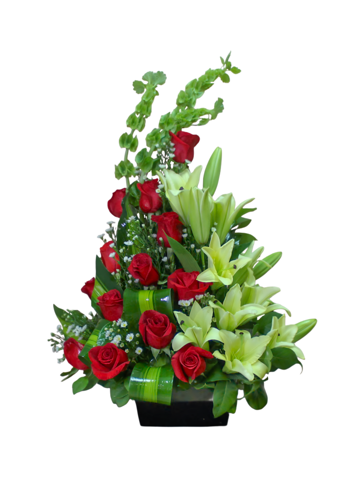 HA-11 Arreglo de rosas y lirios