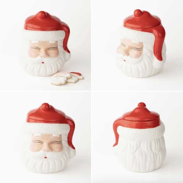 Red Santa Cookie Jar