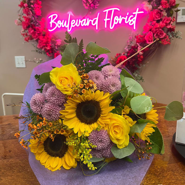 Sunflower mixed bouquet