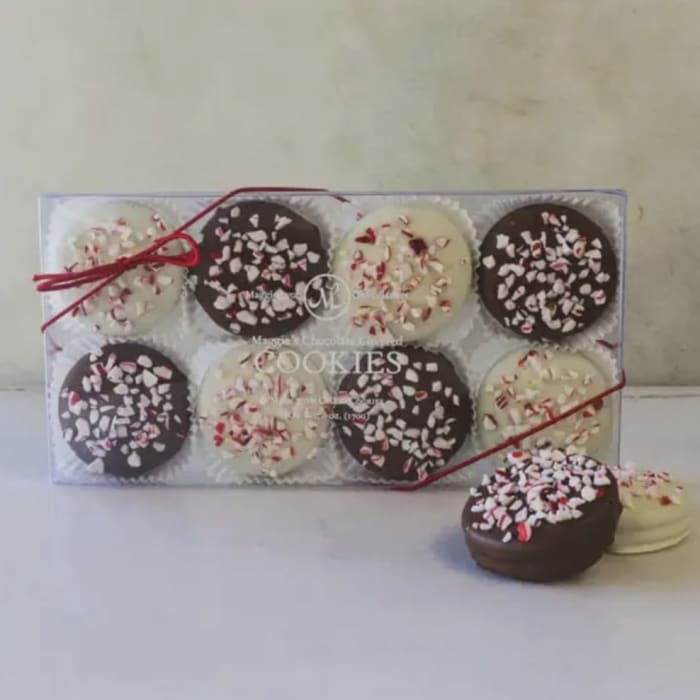 Holiday Chocolate Covered Cookies – 8 Piece