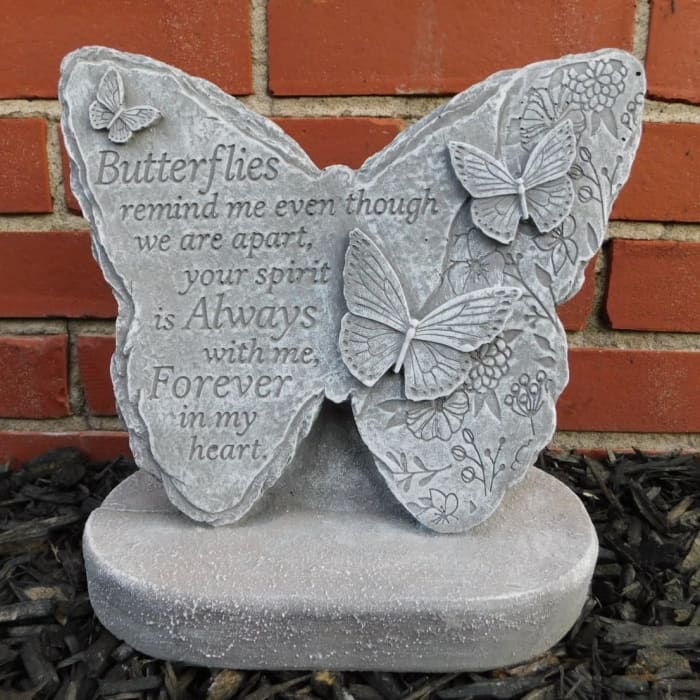 Butterfly Shaped Standup Stone