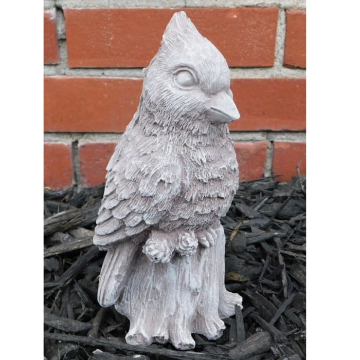 Small Chubby Cardinal Statue