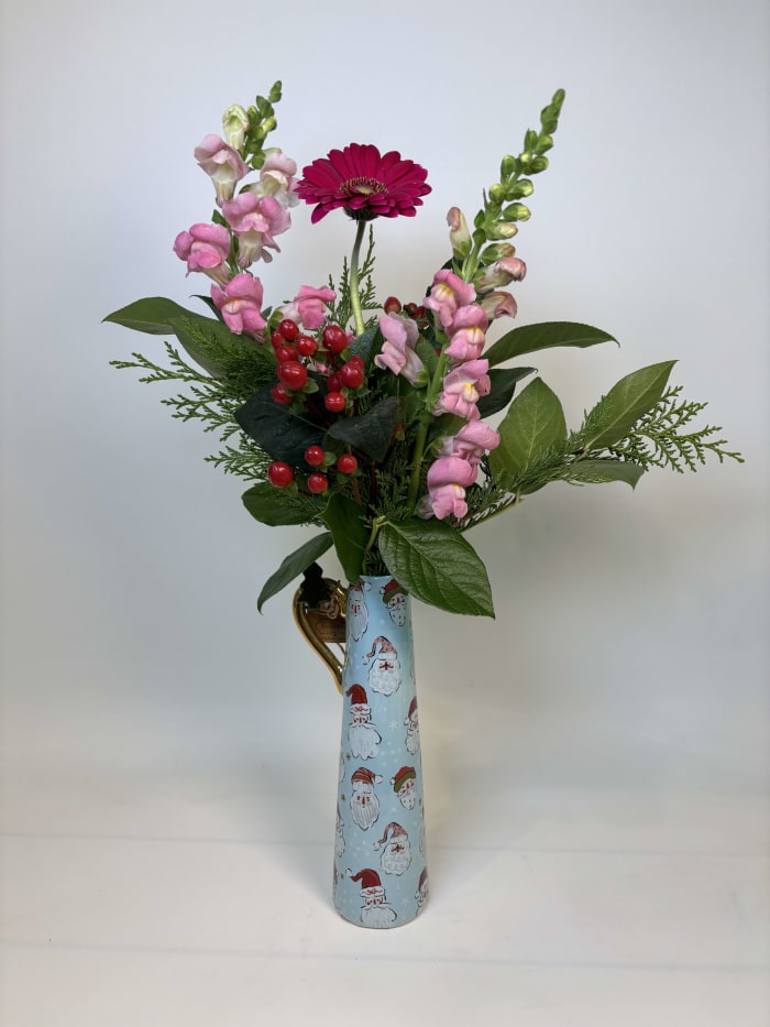 Christmas Bud Vase