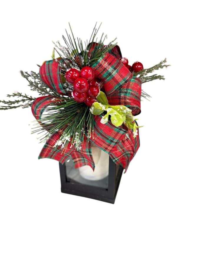 Tartan Tidings Lantern