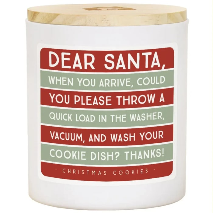Santa Washer Vacuum Candle