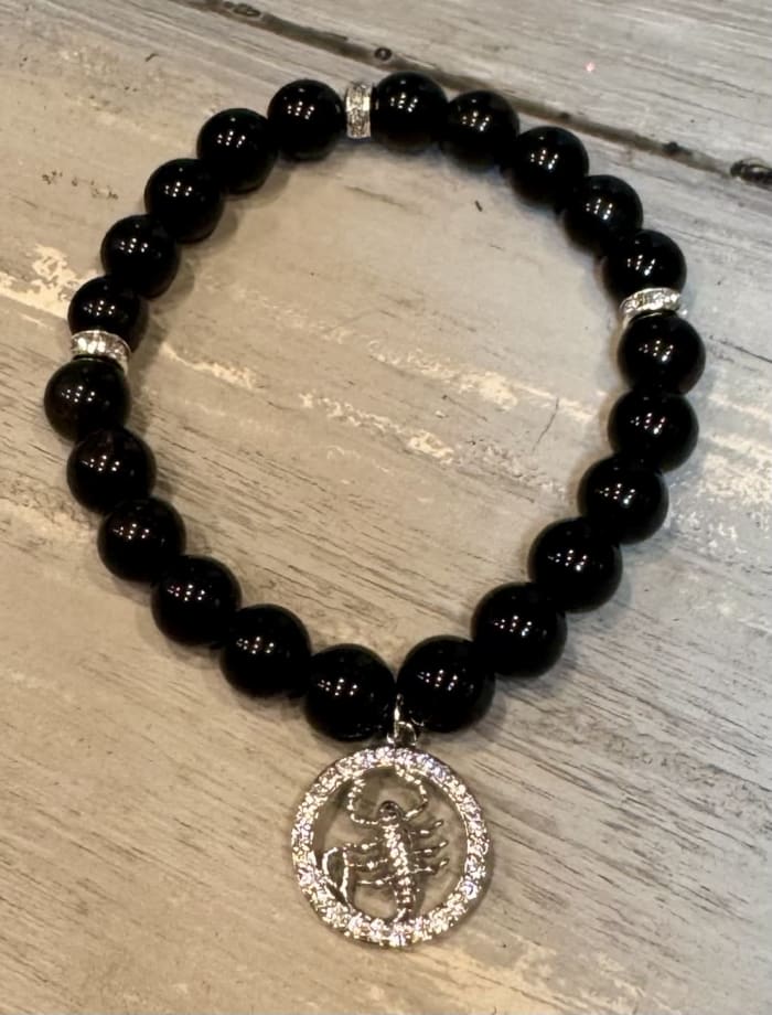 Scorpio Obsidian Bracelet