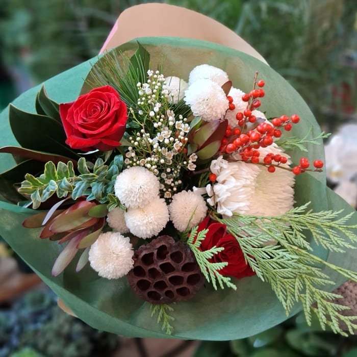 Winter Rose Embrace Bouquet