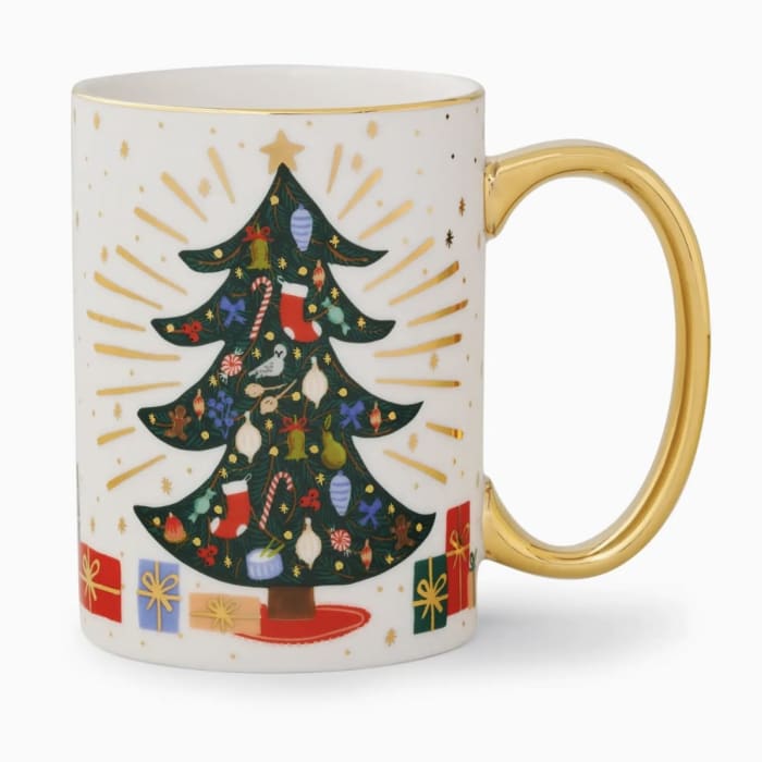 Holiday Tree Porcelain Mug
