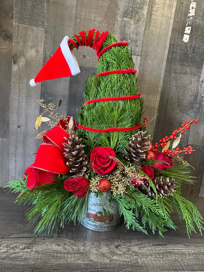 Guess Who's Christmas Tree Arrangement