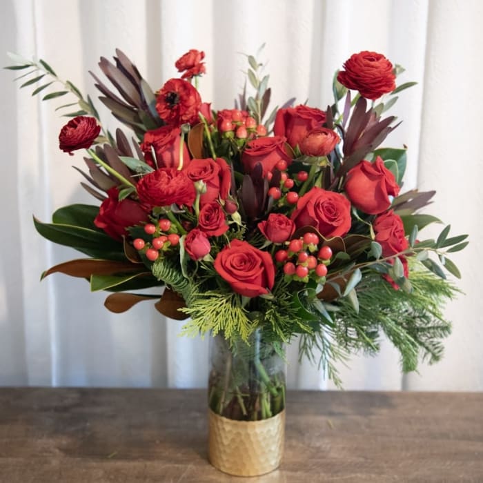 Merry Crimson Blossoms