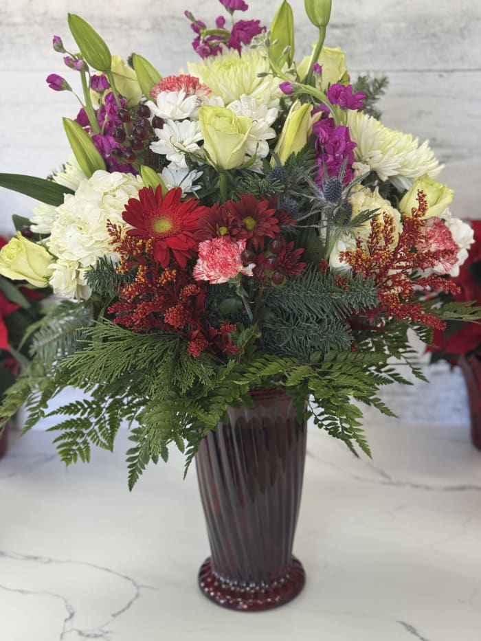 Christmas Celebration Vase