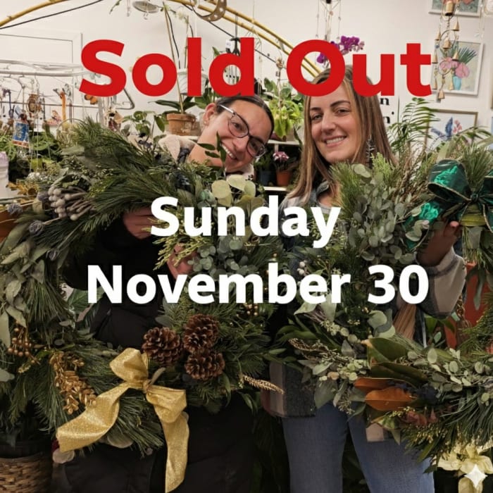 Wreath Making Workshop Nov 30