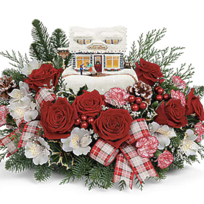 Thomas Kinkade's Festive Fudge Shoppe Bouquet