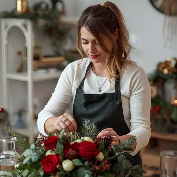 Florist Original Handmade Holiday Centerpieces
