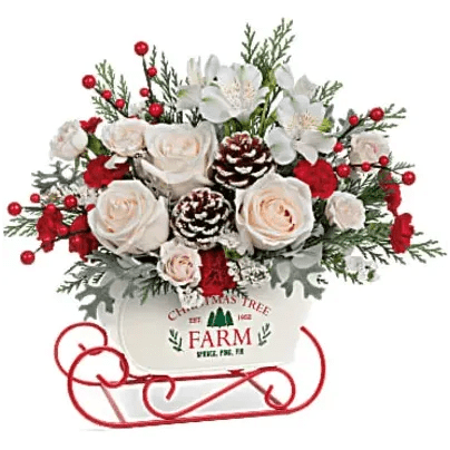 Winter Sleigh Bouquet