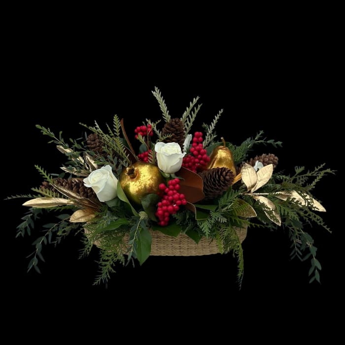 Long Christmas Basket