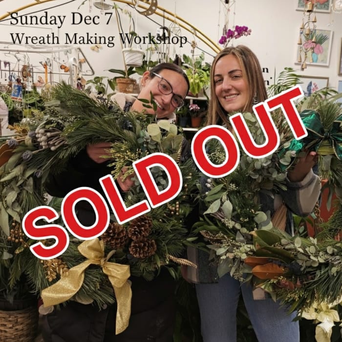 Wreath Making Workshop Dec 7
