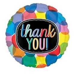 Rainbow Bubbly Thank You