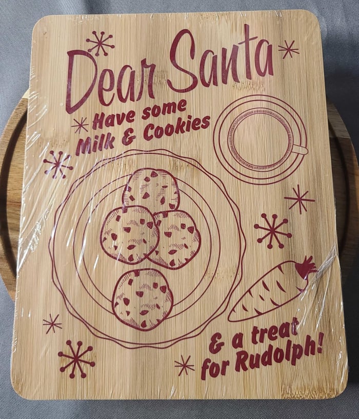 Dear Santa Cutting Board