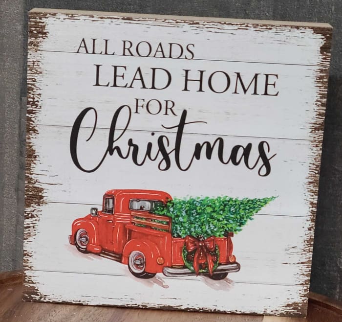 Red Truck Shelf Sitter