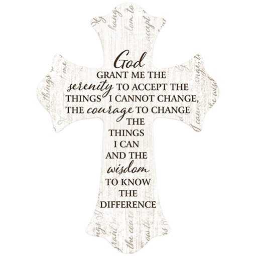 Serenity Prayer"Wall Cross