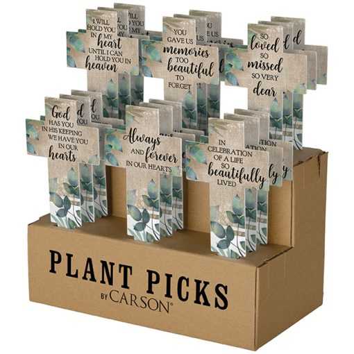 Memorial Cross Plant Pick