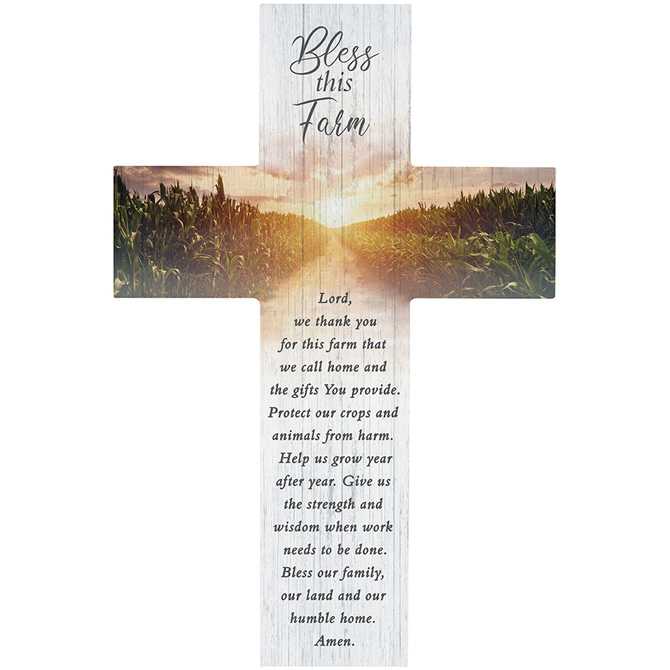 Bless This Farm Wall Cross