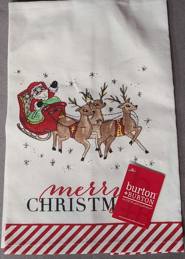 Santa Tea Towel