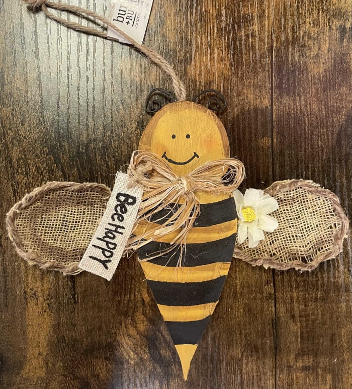 Bee Happy Wall Decor