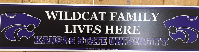 Wildcat Family Sign