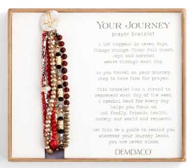 Garnet Prayer Bracelet