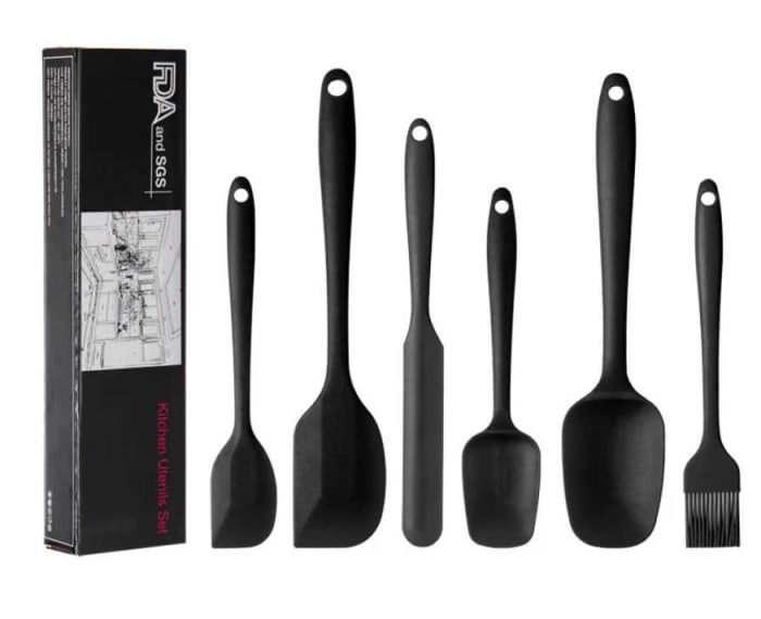 6 Peice Black Cookware set