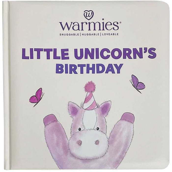 Warmie Book - Little Unicorn`s Birthday