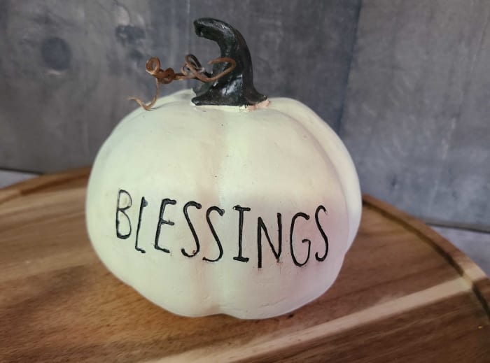 Blessings pumpkin
