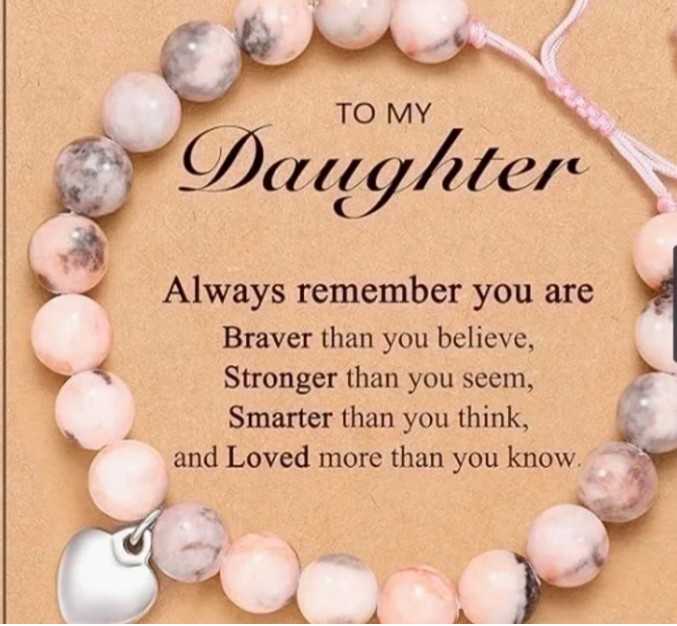 Always remember daughter Bracelet